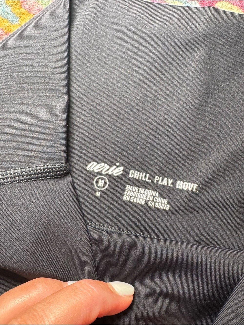 ▪️⚫️ aerie High-Waist Black Bike Shorts with Side Pockets ⚫️▪️ - Picture 7 of 9